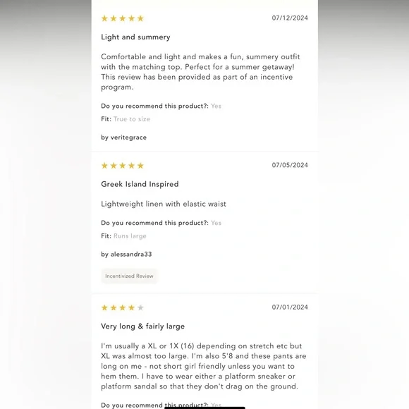 Super chic Anthropologie NWT Set Linen blend generously sized SM top & pants - Picture 16 of 16